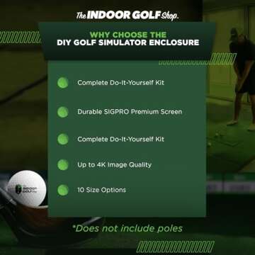 DIY Golf Simulator Enclosure for Home Golf Practice