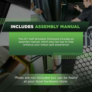 DIY Golf Simulator Enclosure for Home Golf Practice