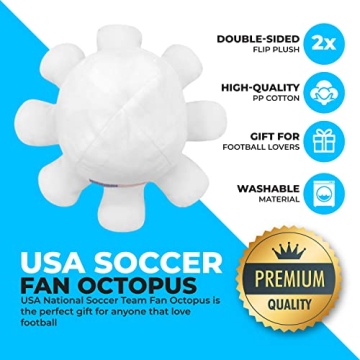 World Cup 2022 USA Soccer Fan Octopus Plush Toy