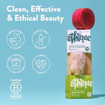Ethique St Clements Vegan Shampoo Bar - Eco-Friendly Hair Care
