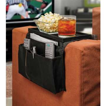 Perfect Life Ideas TV Remote Holder Couch Organizer 6 Pockets