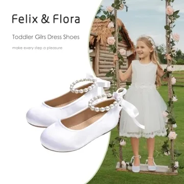 Felix & Flora Girls Dress Shoes - Elegant and Comfortable