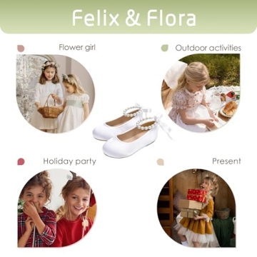 Felix & Flora Girls Dress Shoes - Elegant and Comfortable