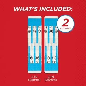 Clozex Emergency Laceration Closures - Repair Wounds Without Stitches. FDA Cleared FSA HSA Eligible Skin Closure Device for 2 Individual Wounds Or Combine for Total Length of 2 Inches