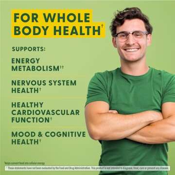 MegaFood Vegan Vitamin B12, Vitamin B Supplement with Vitamin B6, B12 Vitamins, and Folic Acid, Supports Cellular Energy Production, Nervous System Health & Cardiovascular Function - 30 Tablets