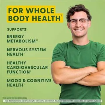 MegaFood Vegan Vitamin B12, Vitamin B Supplement with Vitamin B6, B12 Vitamins, and Folic Acid, Supports Cellular Energy Production, Nervous System Health & Cardiovascular Function - 30 Tablets