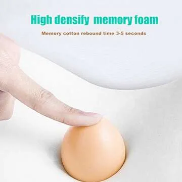 Newgam Lumbar Support Pillow/Back Cushion,Memory Foam Orthopedic Backrest with Breathable 3D Mesh for Car Seat,Office/Computer Chair,Wheelchair and Recliner,Ergonomic Design for Back Pain