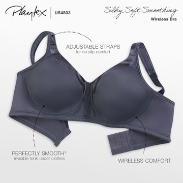 Comfortable Playtex Wireless Bra for All-Day Wear