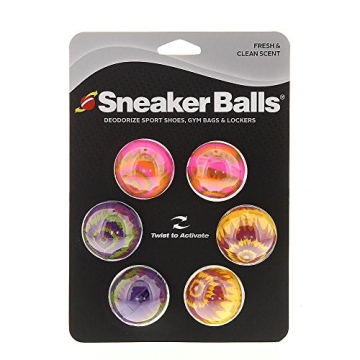 Sneaker Balls Odor-Fighting Shoe Fresheners - 6 Pack Radial Tie Dye