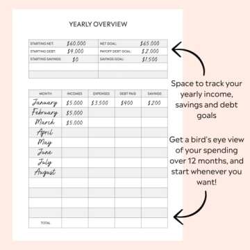 Elyse Breanne Design Budget Planner Undated Organizer
