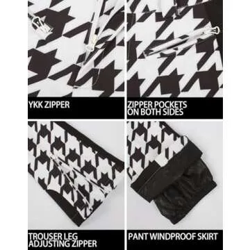 GSOU SNOW Ski Pants Womens Snowboard Pants Slim Snow Insulated Waterproof Windproof Winter Outdoor Hiking Warm