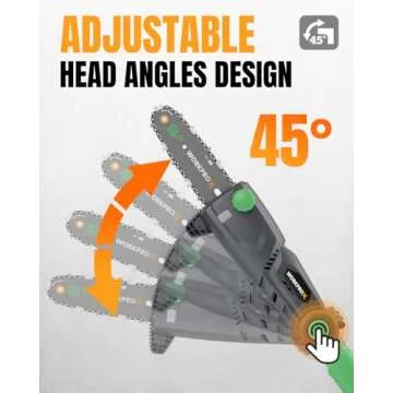 WORKPROX Cordless Pole Saw - 20V, Lightweight & High Performance