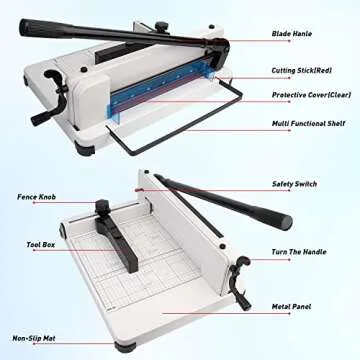 Professional A4 Paper Cutter with 380 Sheet Capacity