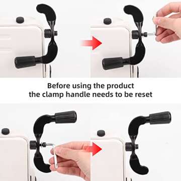 A4 Paper Cutter Professional Guillotine Trimmer - Heavy Duty Paper Cutting Craft Machine with 380 Sheet 2.85oz Paper Capacity, Additional 1 Red Knife Pad, 2 Rubber Feet and 1 Set of Positioning Screws