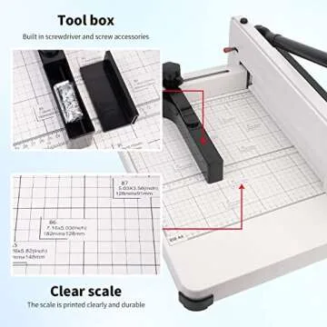 Professional A4 Paper Cutter with 380 Sheet Capacity