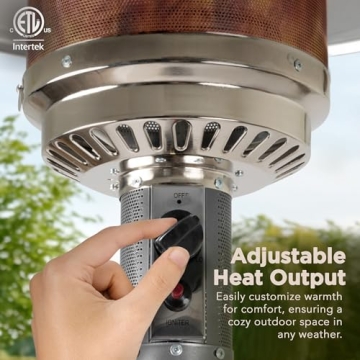 Amazon Basics 46,000 BTU Outdoor Patio Heater for Gatherings