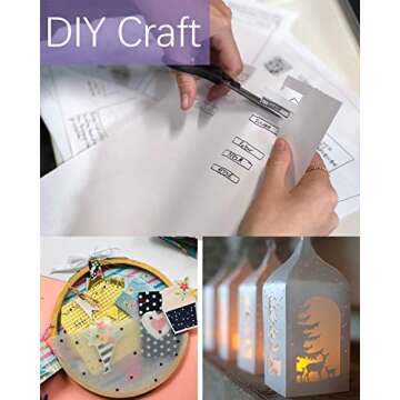 Translucent Vellum Paper, Dowsabel 68LBS 8.5 x 11 inches Printable Vellums for Card Overlays, Invitations Belly Bands, Envelope, Lantern,50 Sheets