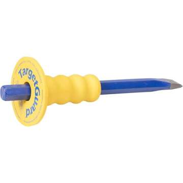 DASCO PRO Long Cold Chisel with TargetGuard - 1 Inch Masonry