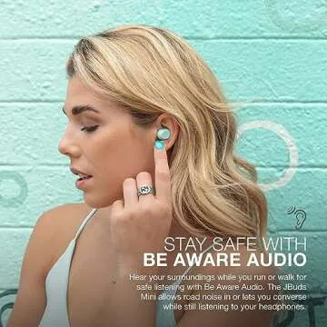 Compact JLab JBuds Mini Earbuds with Great Battery Life