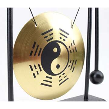 Zen Table Gong - Feng Shui Meditation Bell & Decor