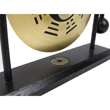 Zen Table Gong - Feng Shui Meditation Bell & Decor