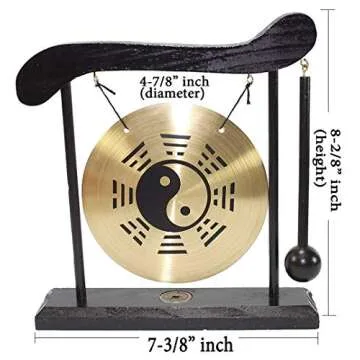 Zen Table Gong - Feng Shui Meditation Bell & Decor