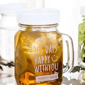 Owevvin 20 Pack Plastic Wide Mouth Mason Jar Lids