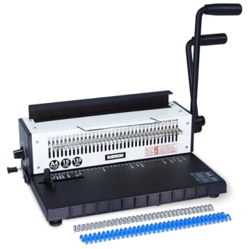 Rayson TD-1500B34R Binding Machine - Effortless Punch & Bind with Durable Design
