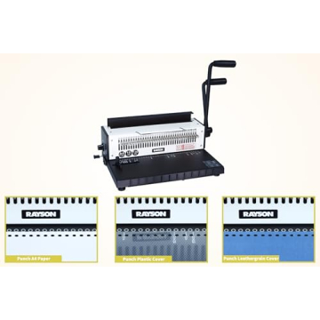 Rayson TD-1500B34R Binding Machine - Durable 3:1 Pitch Binder