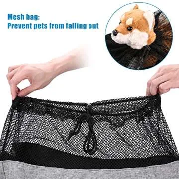 Ownpets Pet Sling Carrier, Fits 15 to 25lbs Extra-Large Dog/Cat Sling Carrier Reversible and Hands-Free Dog Bag with Adjustable Strap and Pocket Shoulder Pad for Outdoor Travel Hiking