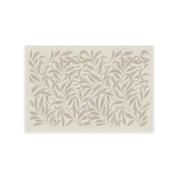 RUGGABLE x Morris & Co Washable 2x3 Area Rug with Non Slip Pad for Stylish Living Spaces