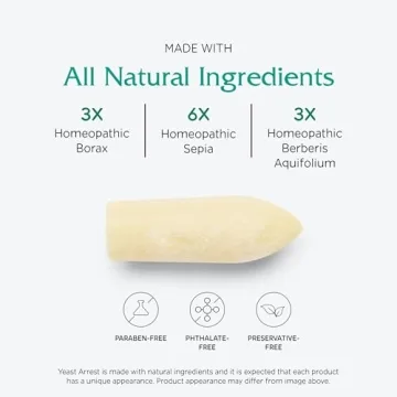 Vitanica Yeast Arrest Homeopathic Suppositories for Relief