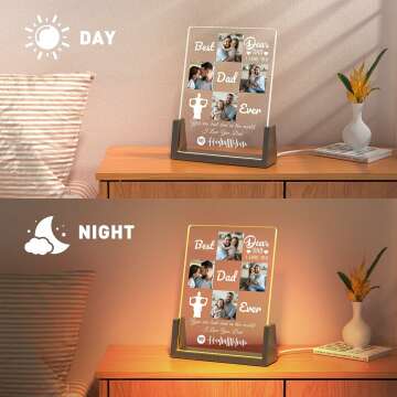 Personalized Acrylic Plaque Gift for Dad