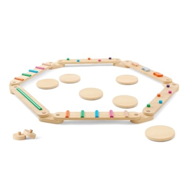 Tiny Land Wooden Balance Beam for Kids' Coordination Fun