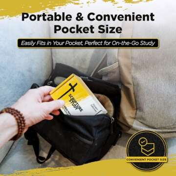 Agape Scripture Memory Cards - 100 Bible Verse Flashcards for Adults & Kids, Perfect for Bible Study, Memorization, and Christian Education, Pocket-Sized, Durable Design, Great Gift for Faith Learning