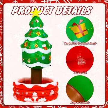 Festive Inflatable Christmas Tree Cooler for Parties