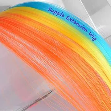 Little World Hair Clips for Girls - 6 Unicorn Extensions