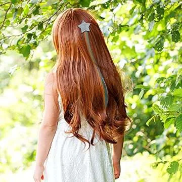 Little World Hair Clips for Girls - 6 Unicorn Extensions