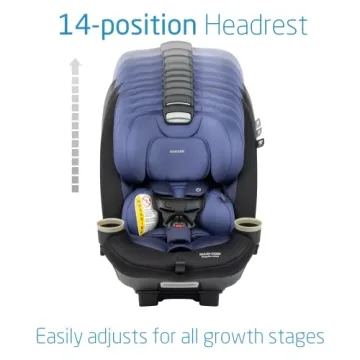 Maxi-Cosi Magellan LiftFit Convertible Car Seat, 5-in-1, Converts from Rear Facing Car Seat to Forward Facing Car Seat and Booster Car Seat, (5-100 lbs), From Birth to 10 Years, Aegean Storm