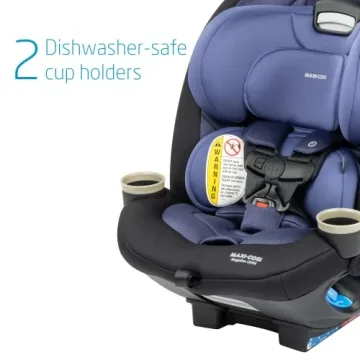 Maxi-Cosi Magellan LiftFit Convertible Car Seat, 5-in-1, Converts from Rear Facing Car Seat to Forward Facing Car Seat and Booster Car Seat, (5-100 lbs), From Birth to 10 Years, Aegean Storm