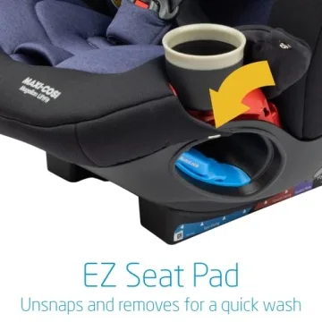 Maxi-Cosi Magellan LiftFit Convertible Car Seat, 5-in-1, Converts from Rear Facing Car Seat to Forward Facing Car Seat and Booster Car Seat, (5-100 lbs), From Birth to 10 Years, Aegean Storm