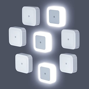 Sujeet Night Light 8 Pack - Plug-In LED Safety Lighting for Home