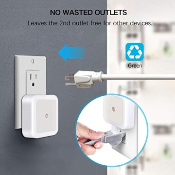 Sujeet Night Light 8 Pack - Soft White LED Night Lights