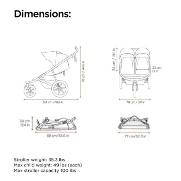 Thule Urban Glide 3 Double jogger stroller for all terrains