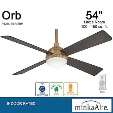 Minka-Aire Orb 54" Ceiling Fan with 16W LED Light