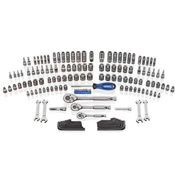 Kobalt 138-Piece Standard (SAE) and Metric Polished Chrome Mechanic's Tool Set