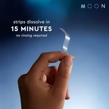MOON Teeth Whitening Strips for Stunning 7 Shade Brightness