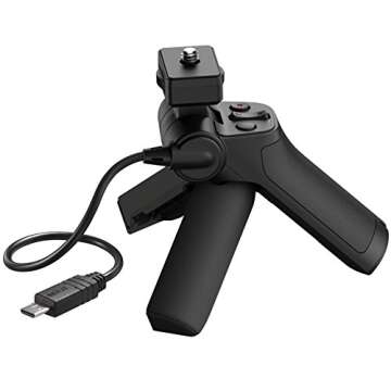 Sony VCT-SGR1 Shooting Grip Camera Tripod for One Handed Vlogging Video Shoots Adjustable Angles Cre...