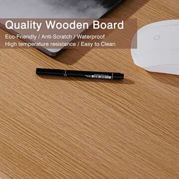 Study Writing Desk for Small Spaces, 39 Inch Portable Computer Desk | NO Tools Required | Modern Industrial Laptop Work Foldable Desk Gaming Table for Home Office, Bedroom, Living Room, White