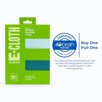 E-Cloth Window Cleaner Kit Streak-Free with Water